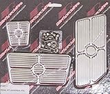 Billet Specialties 198622 Polished Universal Grooved Pedal Kit