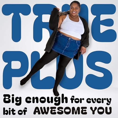 Silky Toes Plus Size Tights for Women Opaque Curvy Nylons Stockings 1-2 Pair Colored 1X 2X 3X 4X 5X 6X 7X3