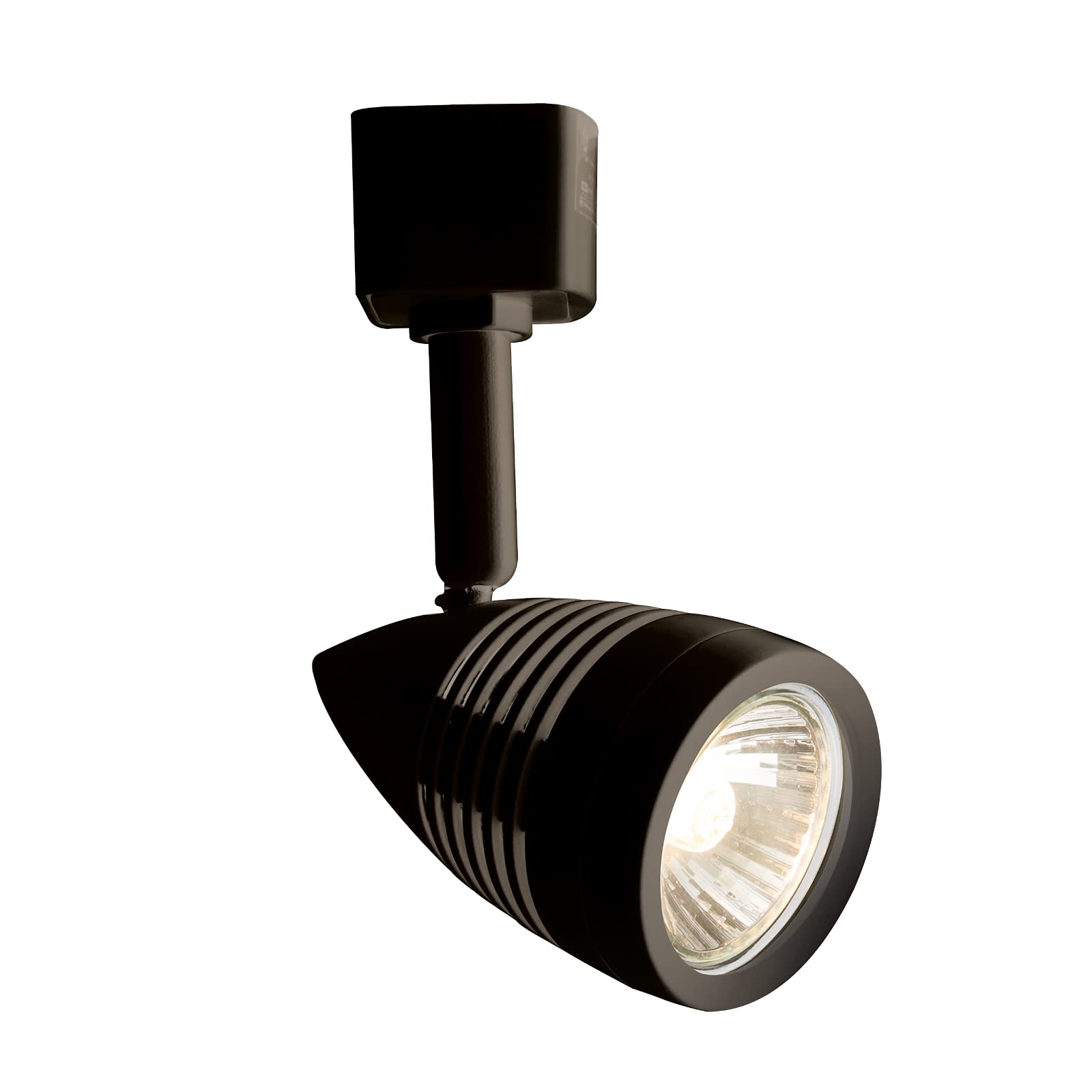 Knightsbridge Black Gu10 Track Bullet Spotlight In