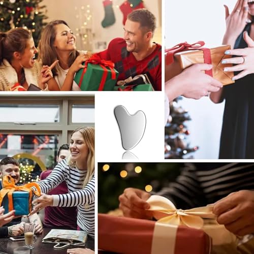 Image of Heart Shape and Butterfly Shape gua sha massage tools for face (shape-19)