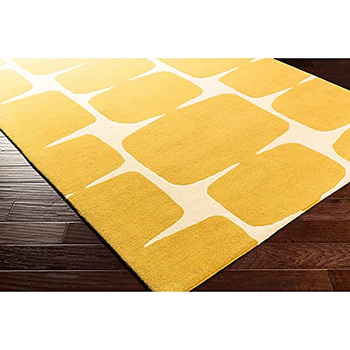 Image of Mordern Design Handmade Tufted Carpet Pure Woollen Export Quality Carpet for Living Room, Bedroom Hall [ Size 6 x 6 Square, Color Multi B3 ]