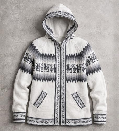 Image of Gamboa Alpaca Cardigan Sweater Women Winter Autumn Sweaters Lightweight