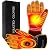 Autocastle Heated Gloves for Women Men 7.4V Rechargeable Battery Gloves Washable Electric Heating Gloves Climbing Hunting Cycling Biking Hand Warmer Winter Warm Touchscreen Gloves
