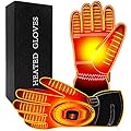 Autocastle Heated Gloves for Women Men 7.4V Rechargeable Battery Gloves Washable Electric Heating Gloves Climbing Hunting Cycling Biking Hand Warmer Winter Warm Touchscreen Gloves