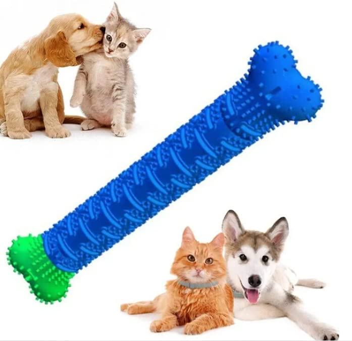 Image of Non-Toxic Rubber Resistant Interactive Dog Toothbrush Cleaning Stick