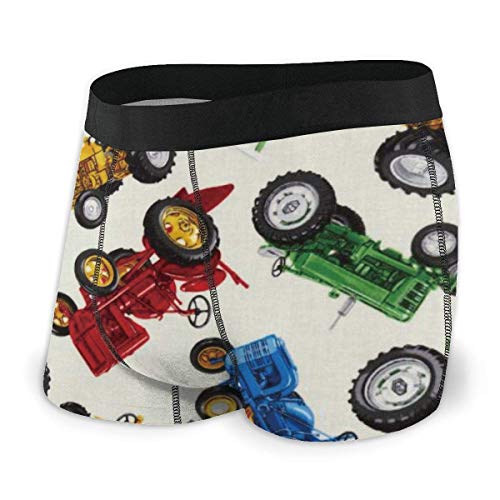 Zengdou Sous-vêtements respirants pour homme Tracteurs de dessin animé Confortable Boxer - - Small Cover