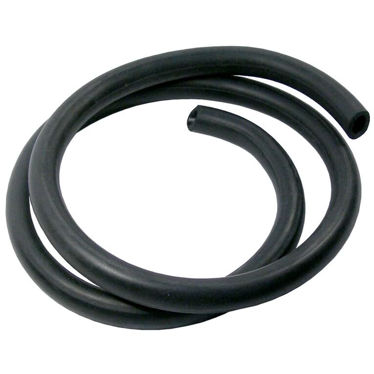 Pico 5161PT 1/8 inch ID Vacuum Line Tubing, 6 feet long, black color.