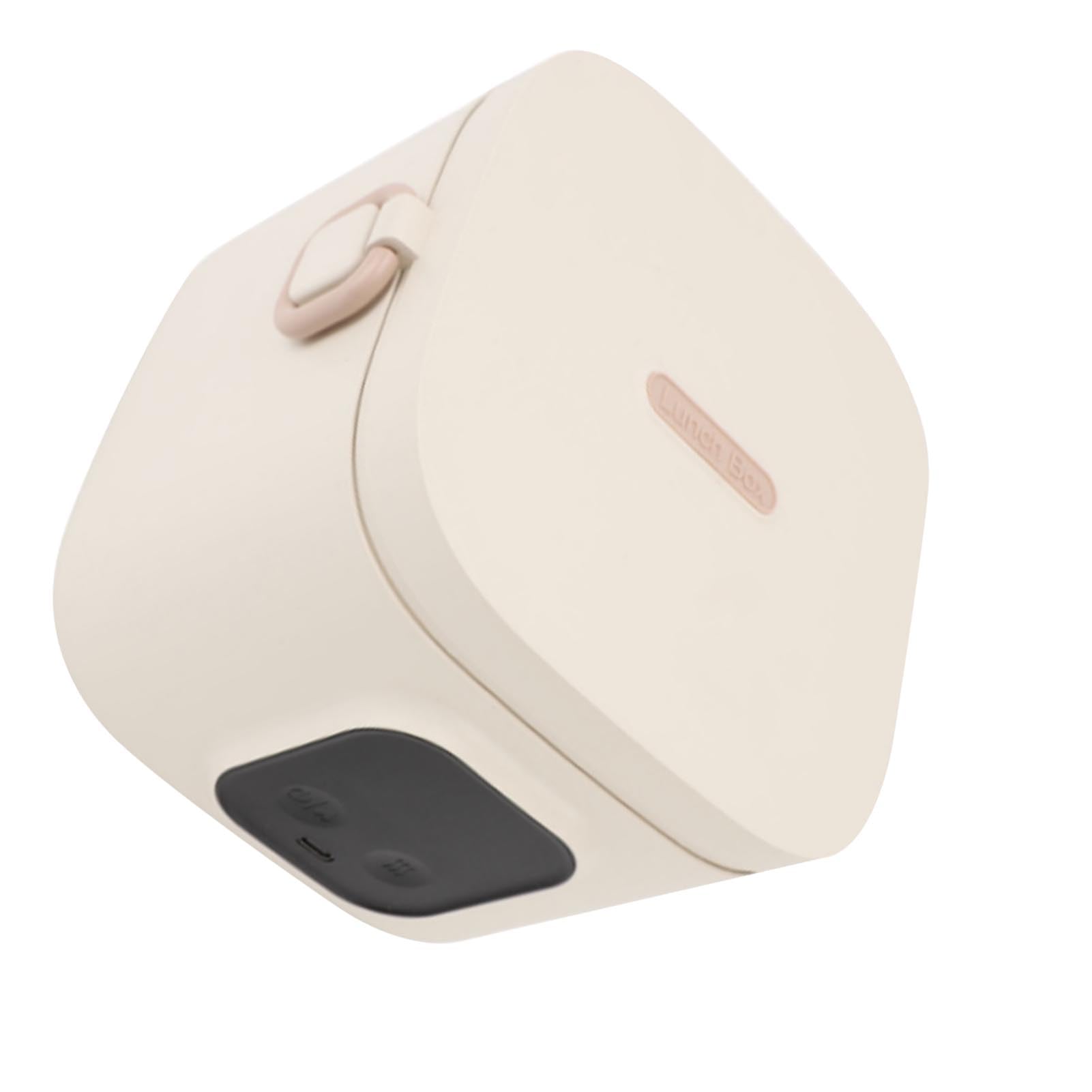 eléctrica calentador de alimentos 500ml 304 acero inoxidable temperatura ajustable calentador de almuerzo portátil recargable