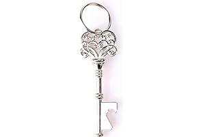 Silver Cute Bottle Opener Keychain