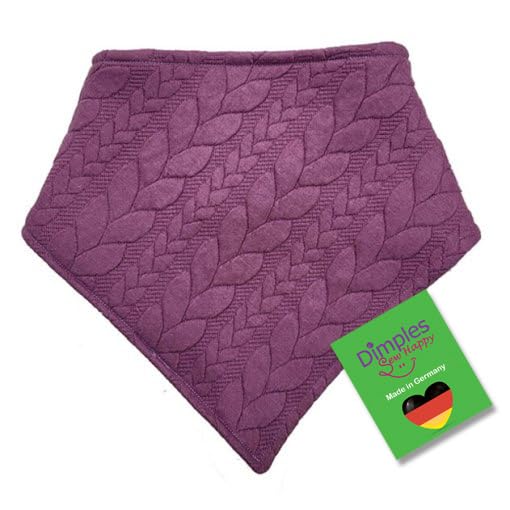 Bandana pour chien violet rose tressé pour les balades
