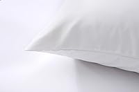 Vista 2 de Lanest Housing Fundas de almohada Queen, paquete de 2 fundas de almohada de microfibra blanca con 2000 hilos, transpirable y súper suave