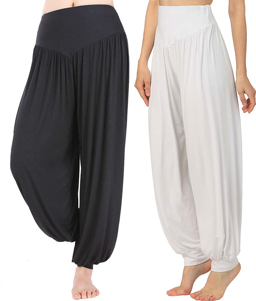 Hoerev Super Doux Spandex Modal Pantalon Harem Yoga Pilates - 5