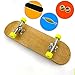 Mini touches en bois d'érable/planche à roulettes de doigt avec des roues de roulement professionnelles jouets de sports de doigt d'alliage de bout de doigt créatifs, 2 PCS