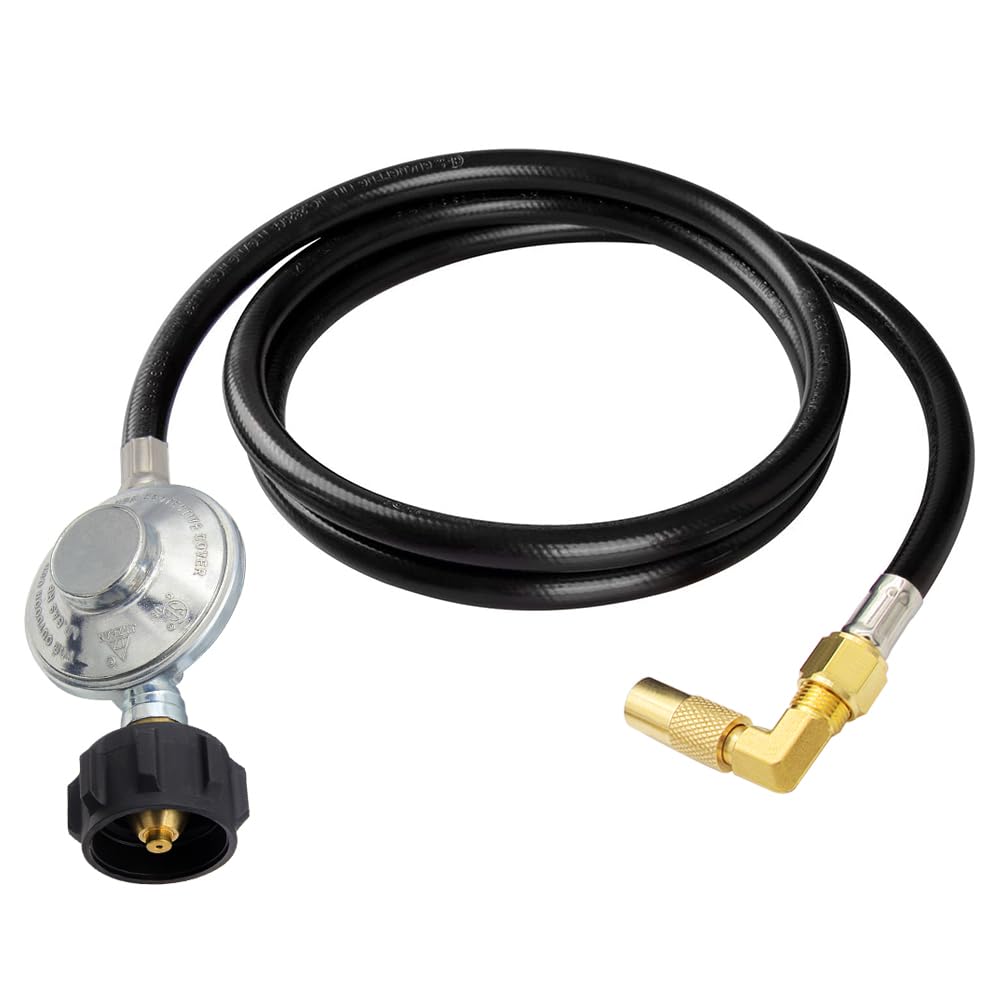 Hooshing Adattatore Svasato Maschio 3/8" Per Piastre Blackstone 17" E 22" – Per Collegamento A Bombola O Camper, In Ottone