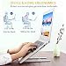 Bansga Soporte para ordenador portátil plegable de aluminio ligero para MacBook Air,...