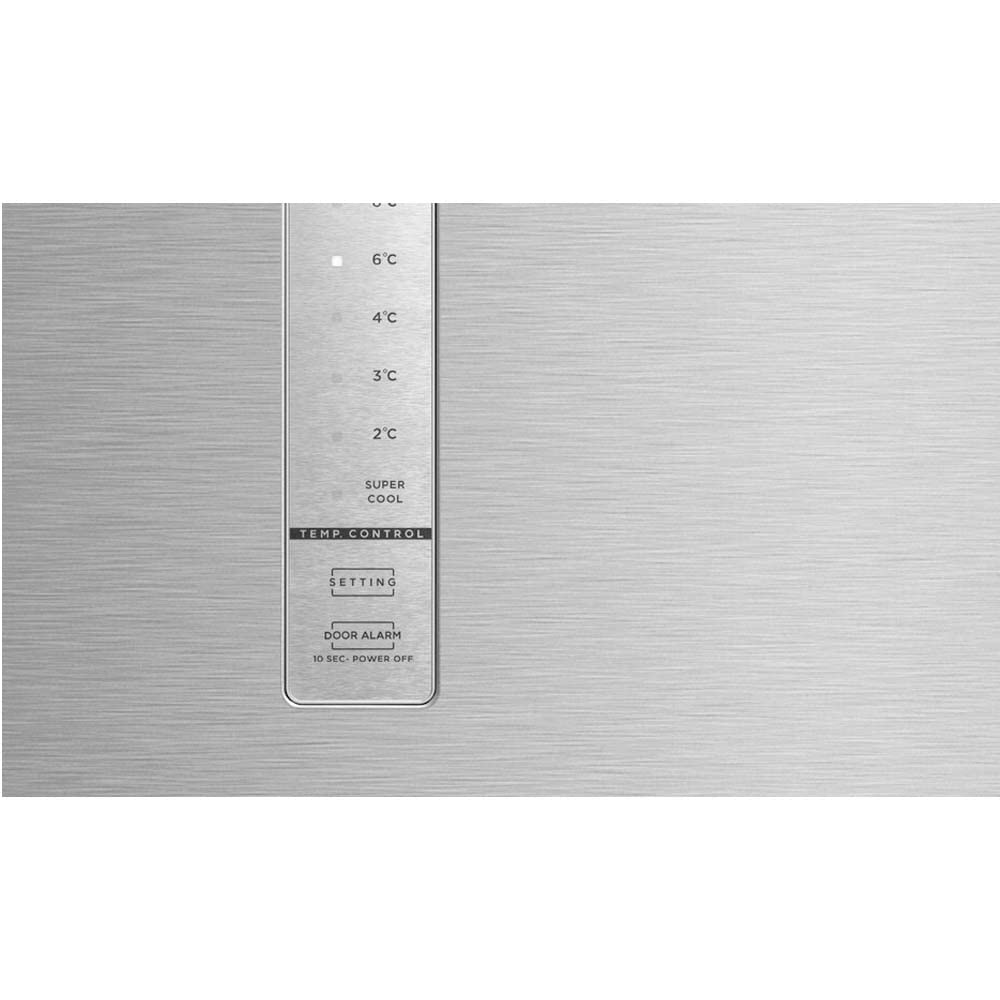 Teka Congelador Vertical de Libre Instalación, Full No Frost, Termostato Electrónico, Función Fast Freezing y Fast Cooling, 372 Litros, Puerta Reversible, Inox, RSF 75640 SS