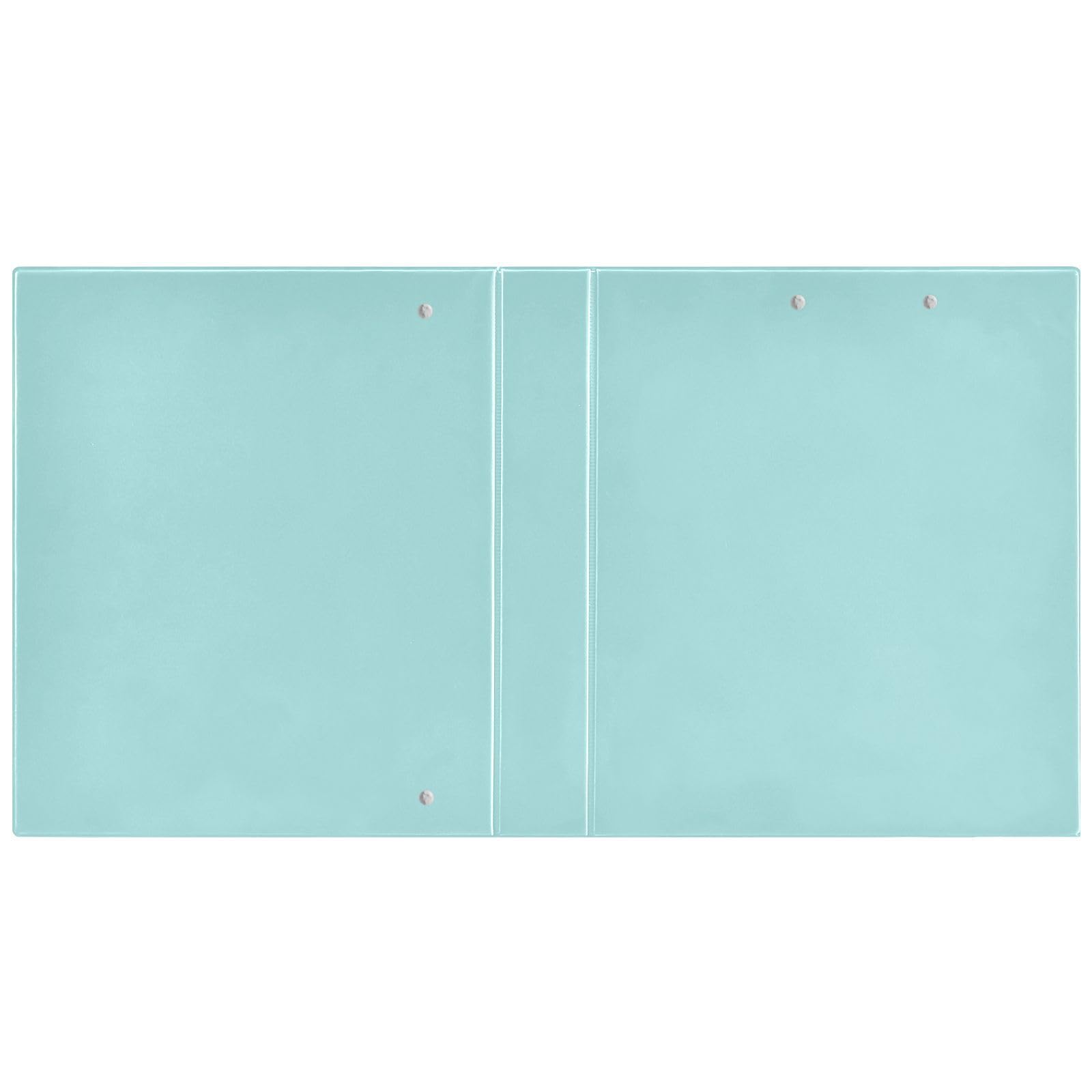 Raccoglitori da 1 e 1/2 pollice turchese chiaro tinta unita tinta unita verde acqua
