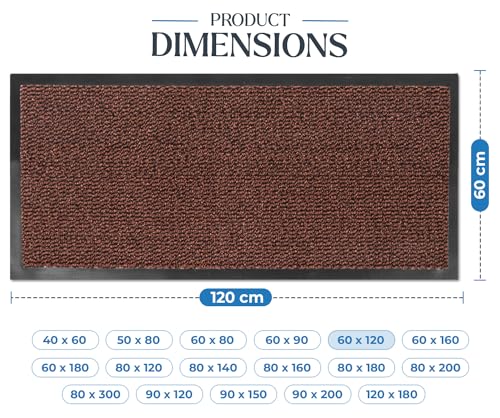 FB FunkyBuys Washable Door Mats Indoor & Outdoor, Non-Slippery Heavy Duty Doormats Indoor, Highly Absorptive Rubber Door Mat - Image 3