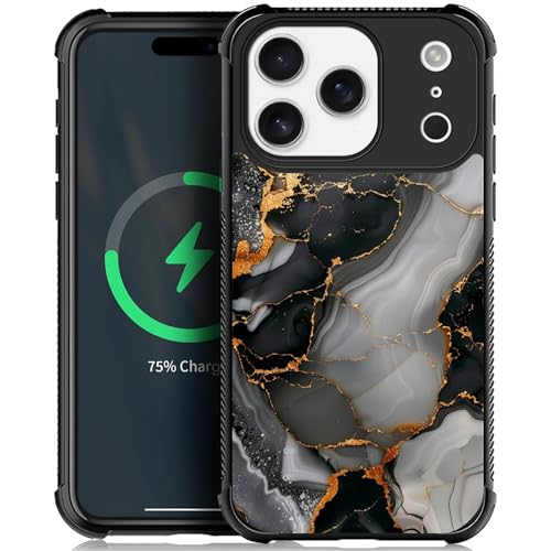 Coque silicone iPhone 17 Pro antichoc motif marbre chic et premium