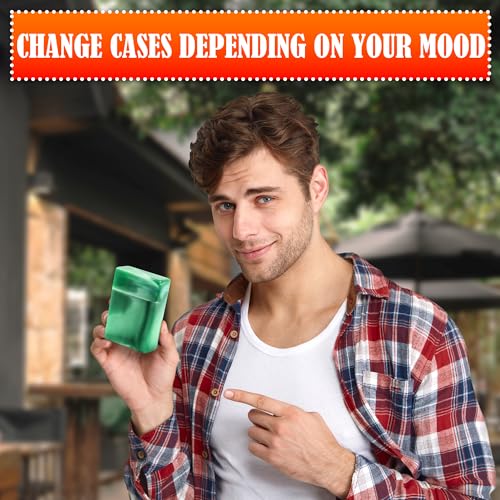 Cigarette Case - 4Pcs Plastic Cigarette Case Vintage Cigarette Holder Case for Cigarettes Case for Men Cigarette Holder for Women - King Size Cigarette Box