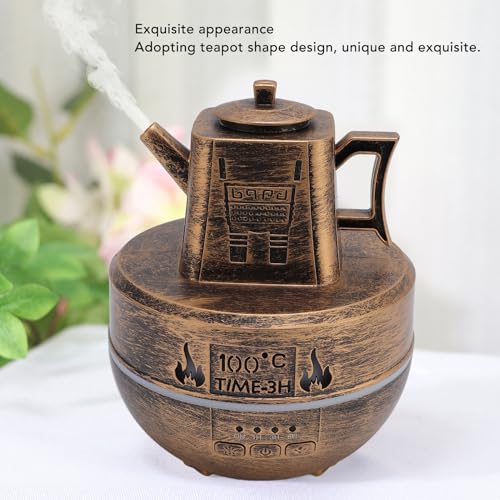 Difusor aromático eléctrico con tanque 140ml diseño tetera ABS miniatura 5