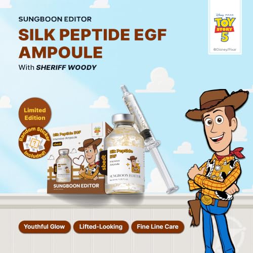 Image of SUNGBOON EDITOR Glow Intensive Silk Peptide EGF Ampoule TOY STORY 5 EDITION, 1.35 fl. oz.