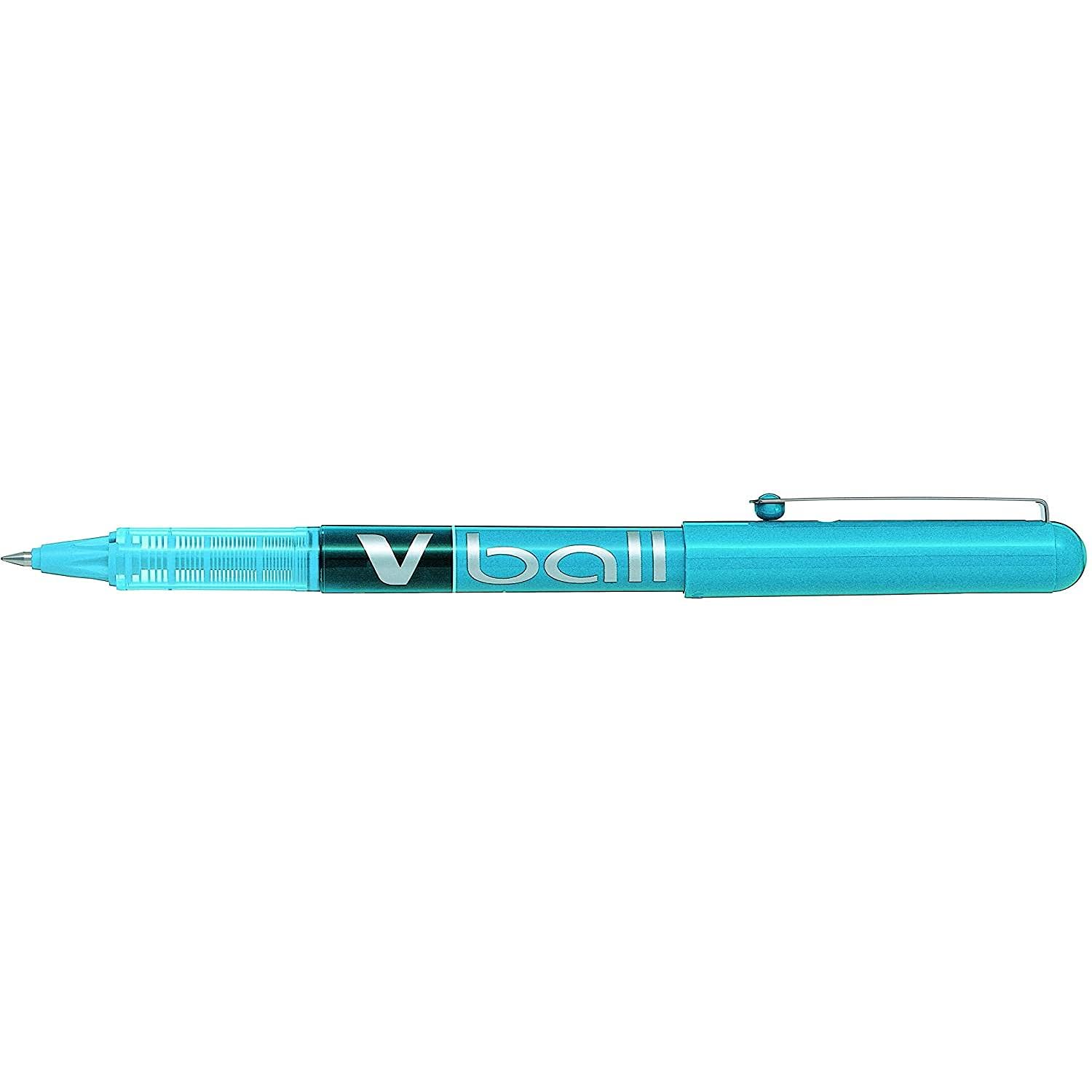 PILOT V-BALL 05 Pack Of 3 Metal Tip 0.5mm Liquid Ink Purple - View #11