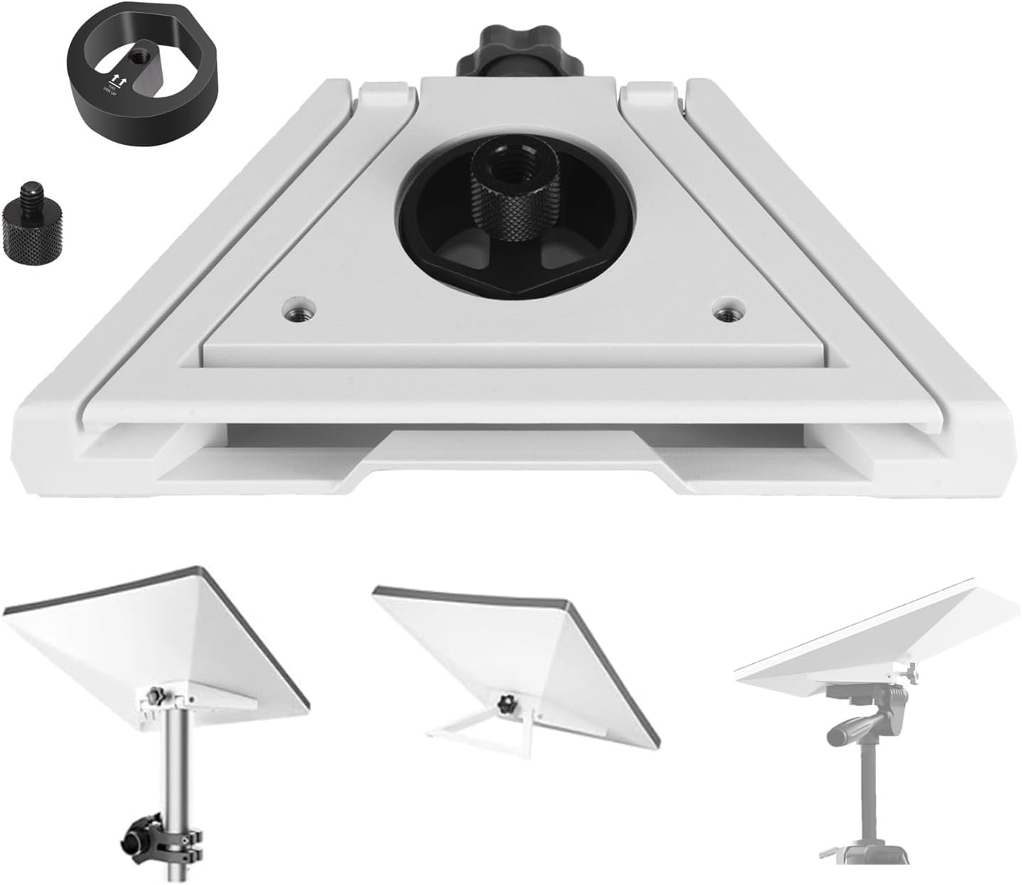 Starlink Mini Multifunctional Bracket，with 1/4 - 20 Threaded Tripod Mount Adapter,Durable Aluminum Alloy and ABS ,Construction,Ideal for Table, Car, and Multiple Scenarios