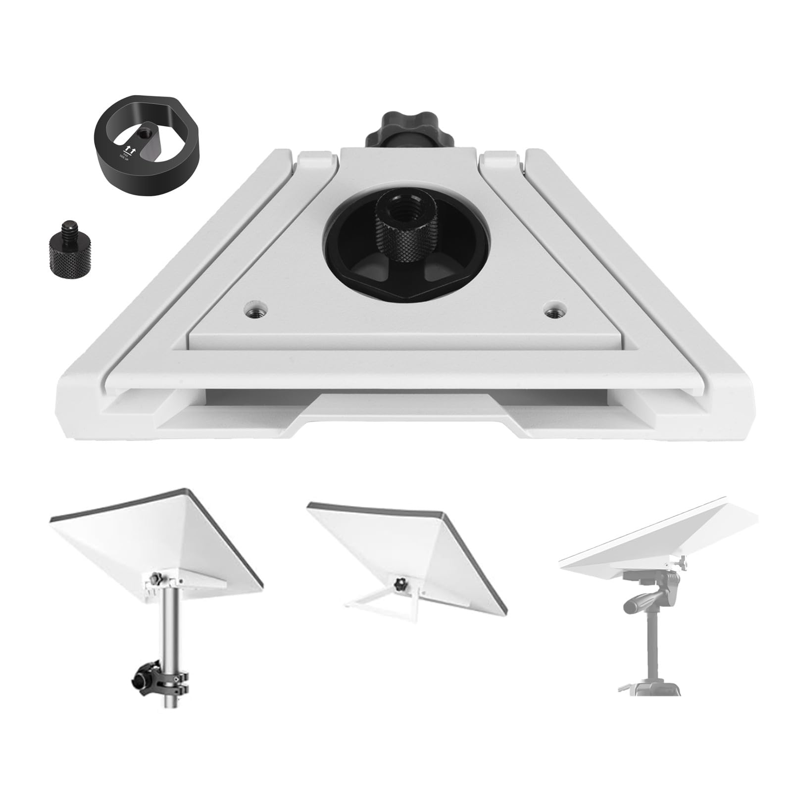 Starlink Mini Multifunctional Bracket?with 1/4 - 20 Threaded Tripod Mount Adapter,Durable Aluminum Alloy and ABS ,Construction,Ideal for Table, Car, and Multiple Scenarios