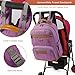 BILLITON MASHI Diaper Bag Backpack, Large Baby Nappy Bags with Portable Changing Pad for Boys and GirlsMultifunction Travel Baby Bag for Moms Dads, Shower Gifts Waterproof and Stylish，Purple