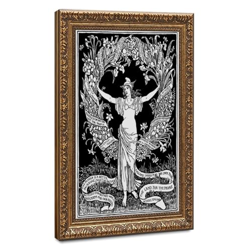 Walter Crane une guirlande pour le jour de mai dans votre salon