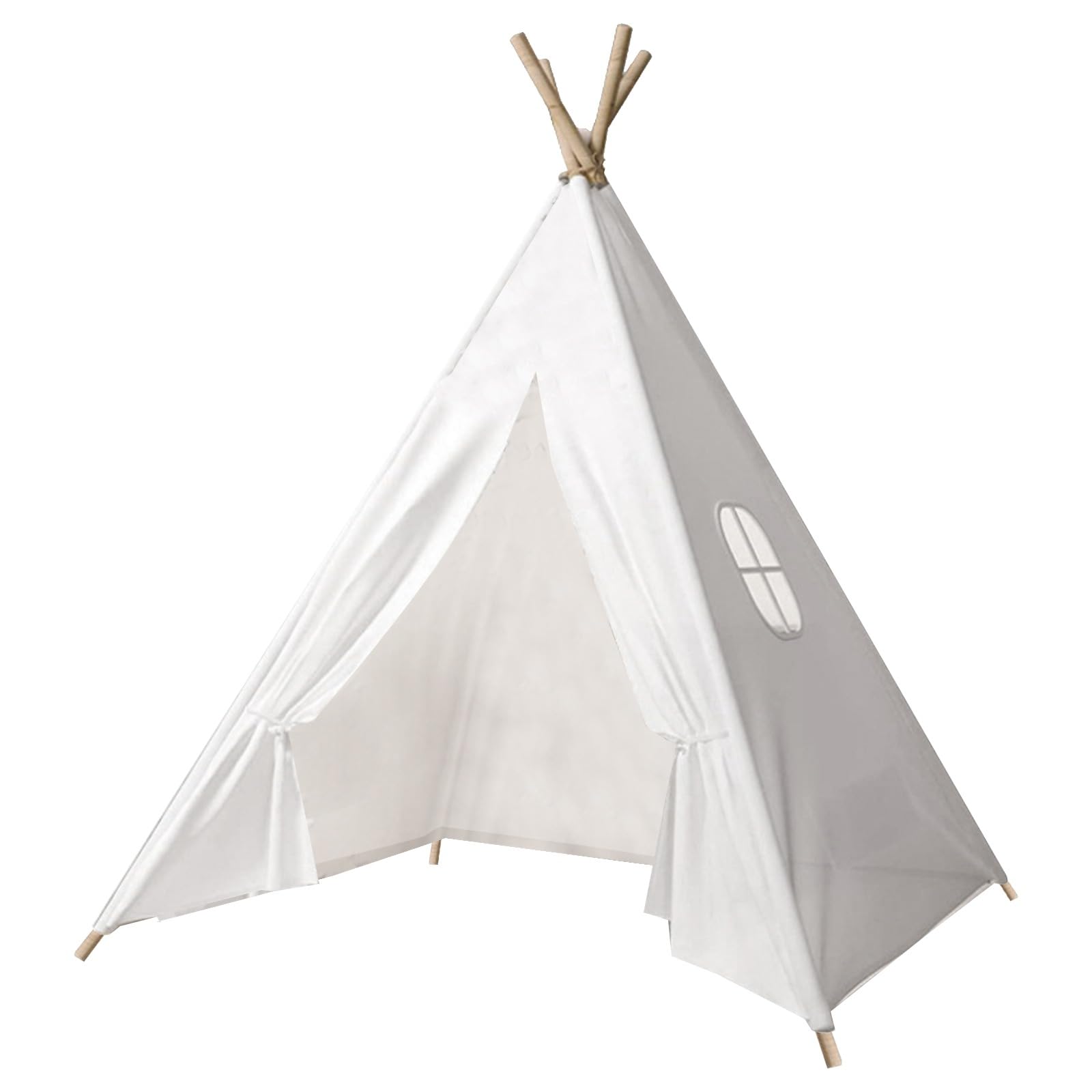 Takezuaa Teepee Tent for Kids,Play Tent for Boy and Girls,Play Tent Castle Foldable Teepee Tent,Indoor and Outdoor Pyramid Teepee Tent,New Fabric Polyester Camping Tent for Family