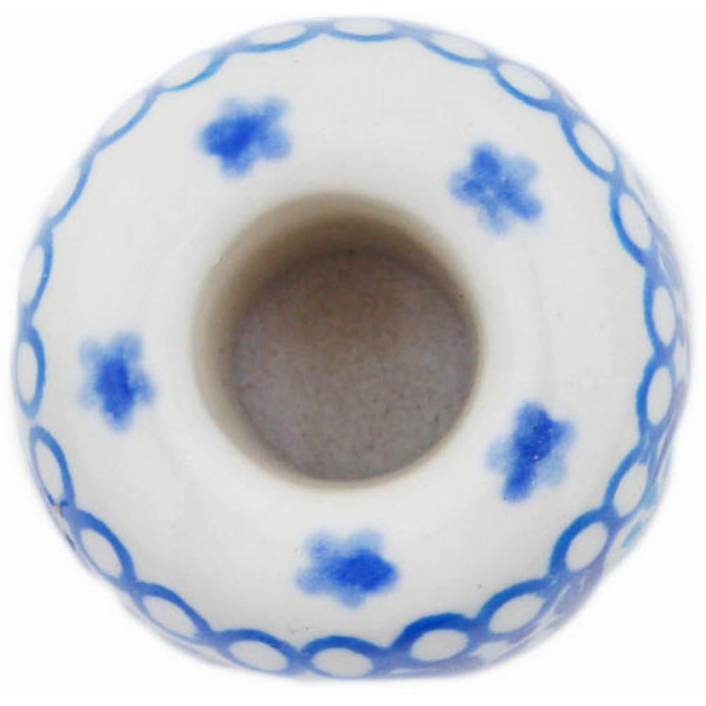 Authentic Polish Pottery Toothbrush Holder in Wonder Sky Design Handmade in Boles?awiec Poland by Ceramika Artystyczna + Certificate of Authenticity