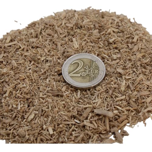 Räuchermehl Buche 1000g Buchenmehl Beech Körnung 0,5–1,5 mm Buchenspäne BBQ - Naturholz aus PEFC-Forstwirtschaft-HACCP-Zertifiziert - Rauchaktiv – Glimmstark – Hygienisch verpackt