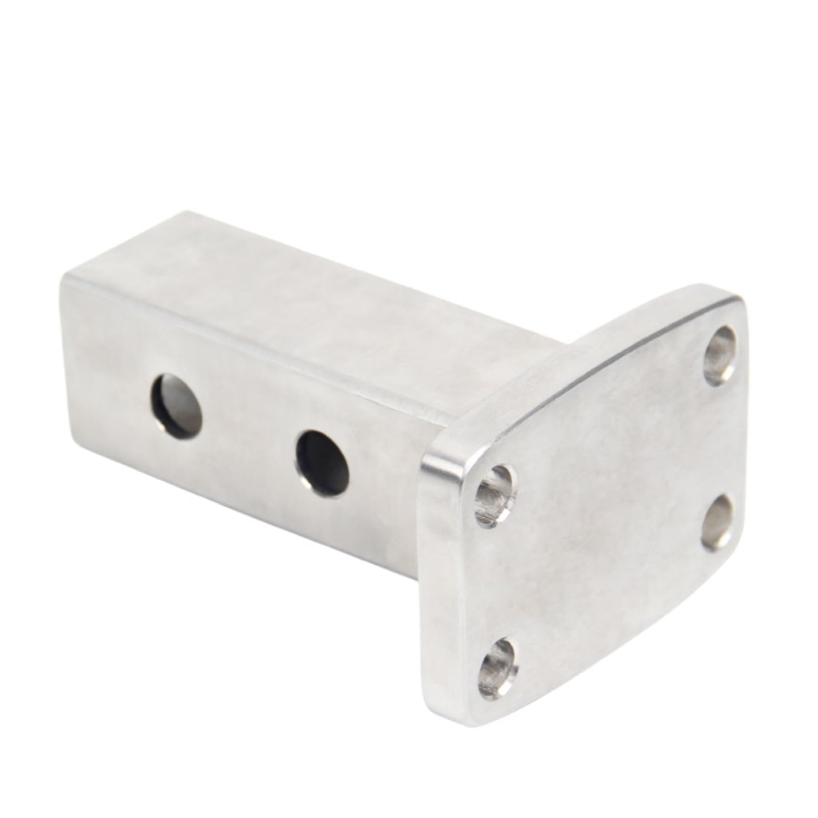Hak Holowniczy Przyczepa Ze Stali Nierdzewnej 50X50 MM Hak Z Czopem Odbiornik Zaczep Adapter Do Montażu Na Płycie Camper Części RV Akcesoria Przyczep Kempingowych