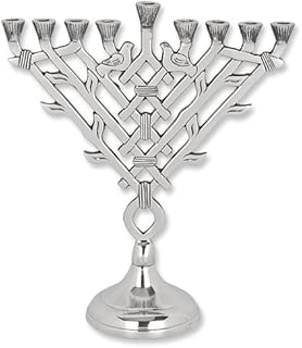 Dove of Peace Aluminum Menorah