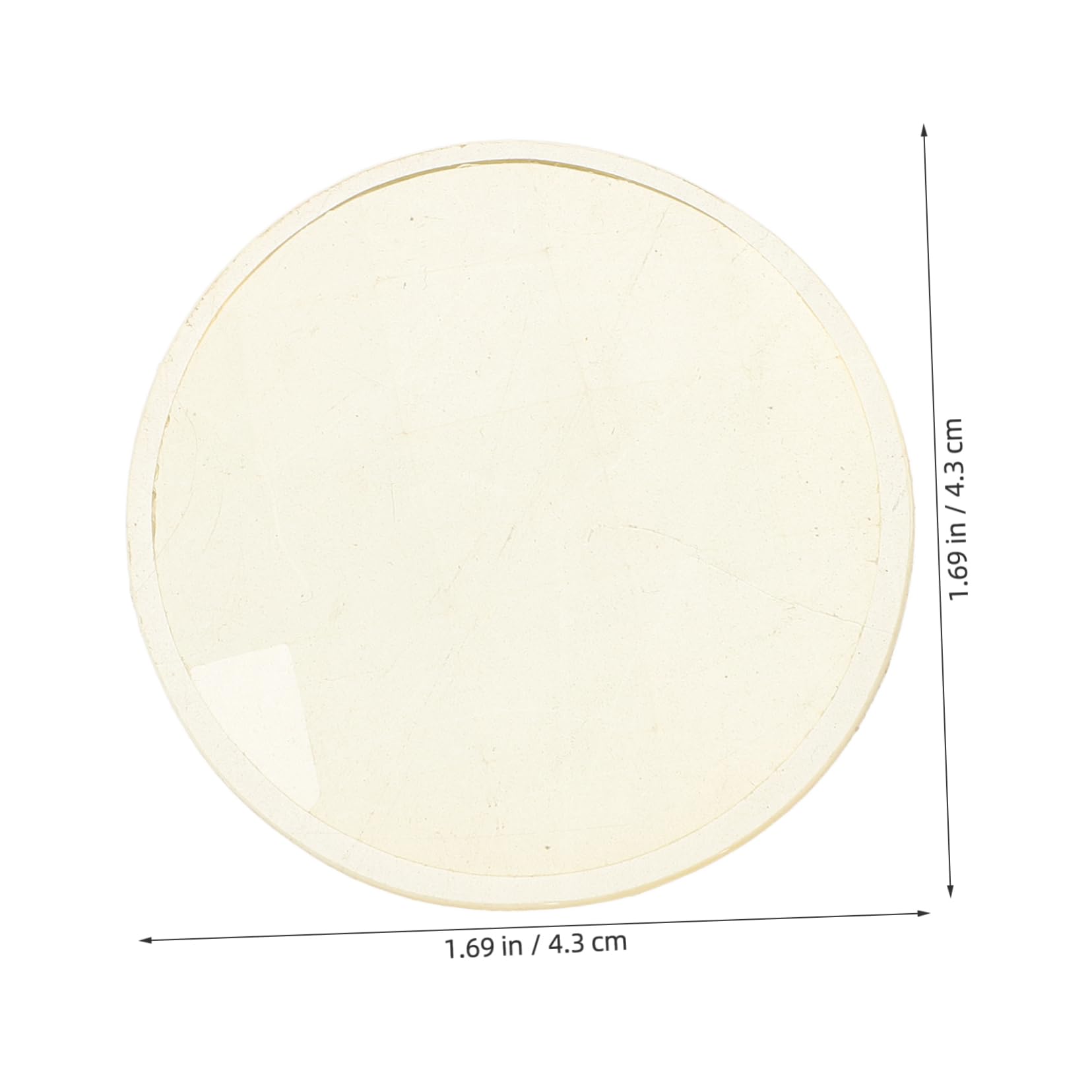 CORHAD DIY Kaleidoscope Craft Kit 6pcs 45 * 5mm Plastic Lens Homemade Toy High-Definition Prism Lenses Unique Design Topnotch