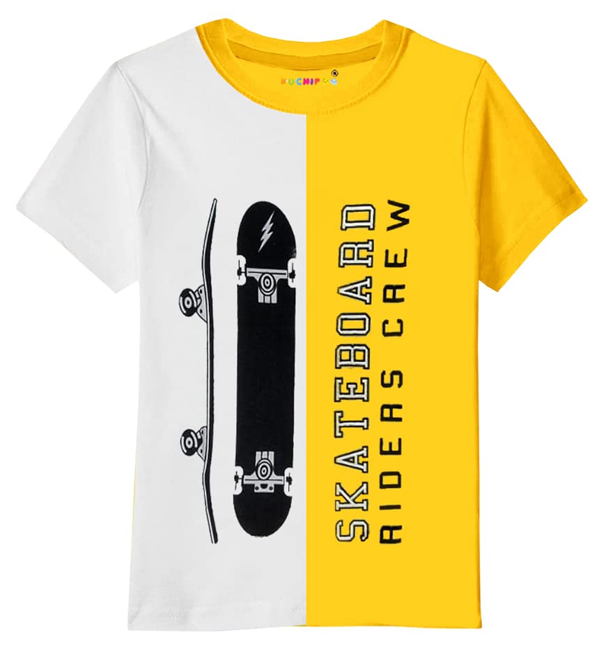 Image of Kuchipoo Boys Regular Fit Cotton T-Shirt