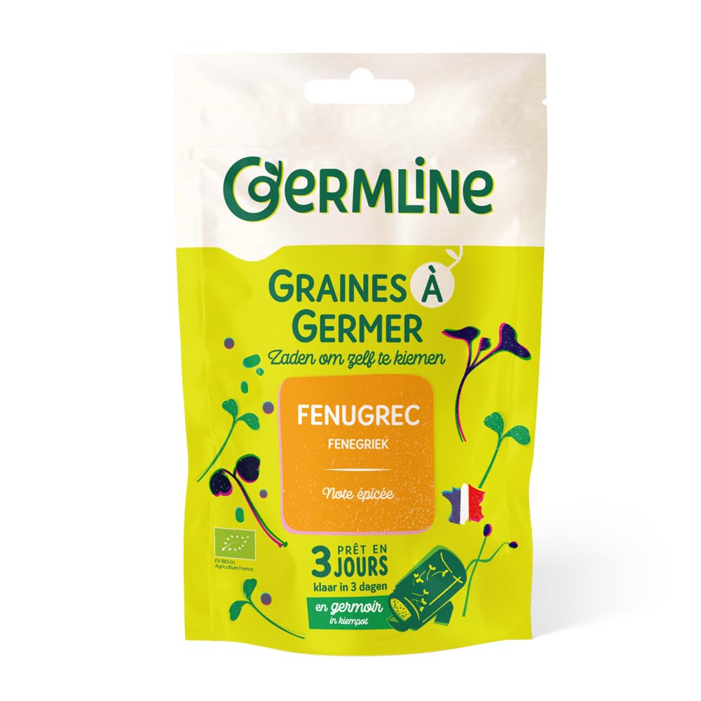 Germ'line - Graines À Germer Fenugrec Origine France 150G - Lot De 4