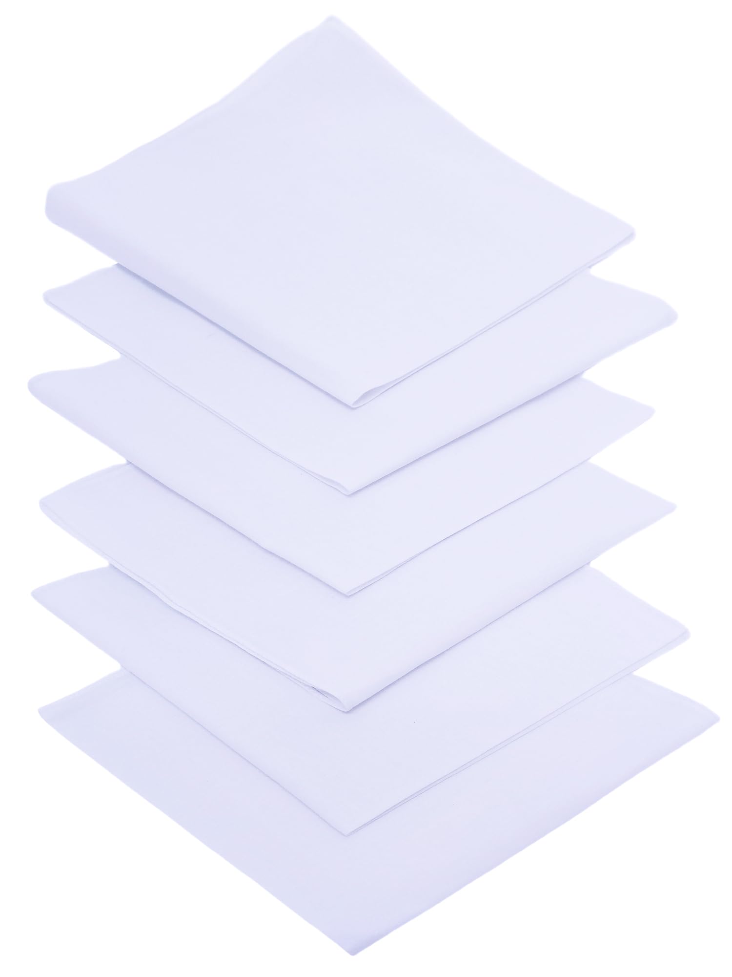 Handkerchiefs for men,Pure Cotton Soft white Handkerchieves
