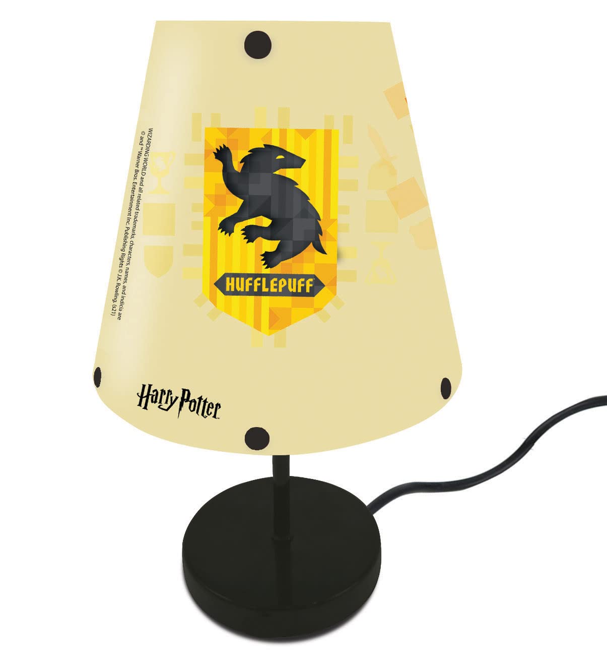 Lexibook, Harry Potter, Nachttischlampe, Kinder-Schlafzimmerlampe mit Lampenschirm, farbige Dekorationsleuchte Harry Potter, LT010HP