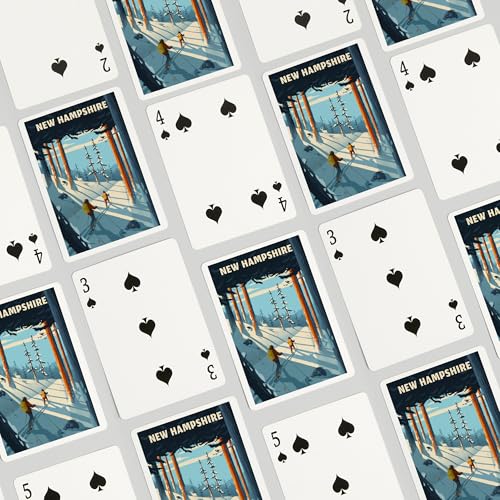 Lantern Press Naipes Poker New Hampshire 52 Cartas miniatura 4