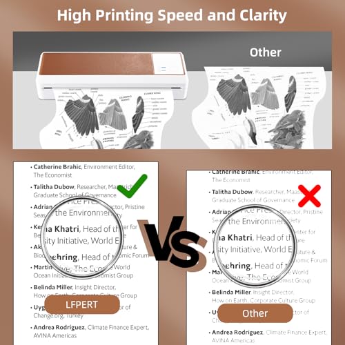 LFPERT P83 Wireless A4 Thermal Portable Printer for iOS & Android - Image 5