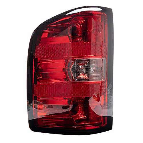 Mikafex Left Driver Side Rear Tail Light Assembly Compatible With 2007-2013 Chevy Silverado 1500 2500 3500 Rear Right Taillight Tail Lamp Brake Lamp With Bulb Inside And Wiring Harness #TOP12