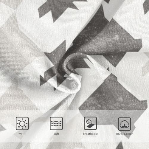 KLL Houndstooth Black and White Boys Toddler Cotton Briefs Cute Undies3