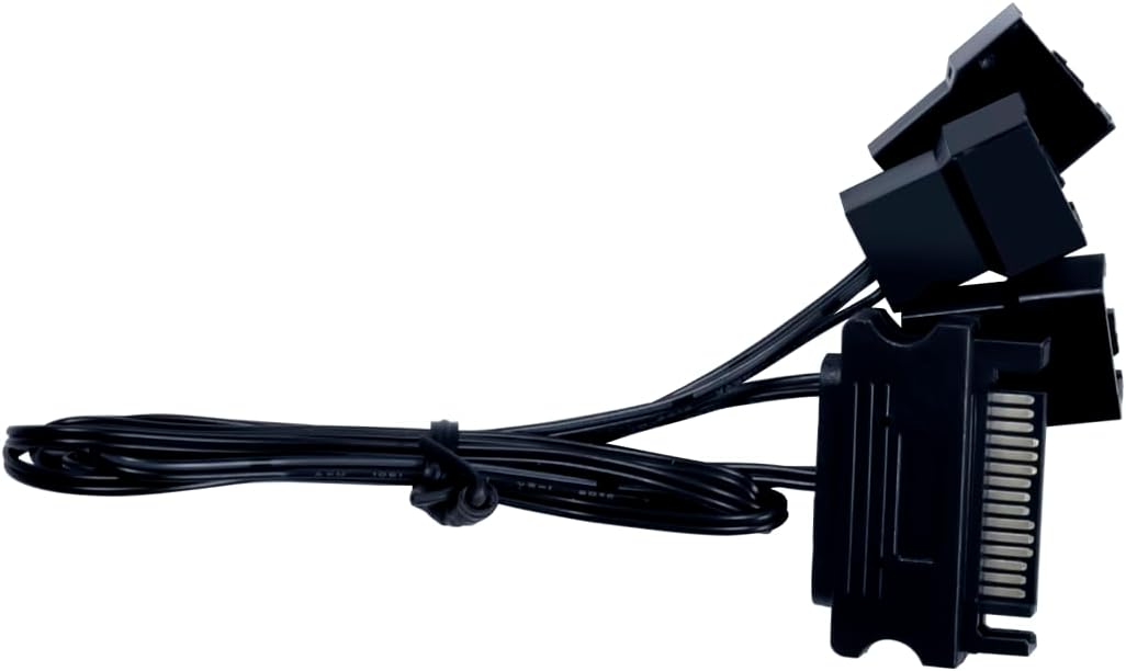 Kit 3 Fans Lian Li Uni Fan SL infinity Wireless RGB Preto 120 mm Reverse Blade 12RSLIN1W3B