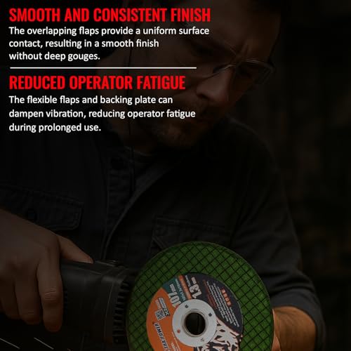 Image of Spartan 4 inch Metal Cutting Disc for Angle Grinder | Cut Off Wheel for Steel, Iron & Stainless Steel | Fast Clean Cuts & Low Burr | Heavy Duty Cutting Wheel | Set Of 10