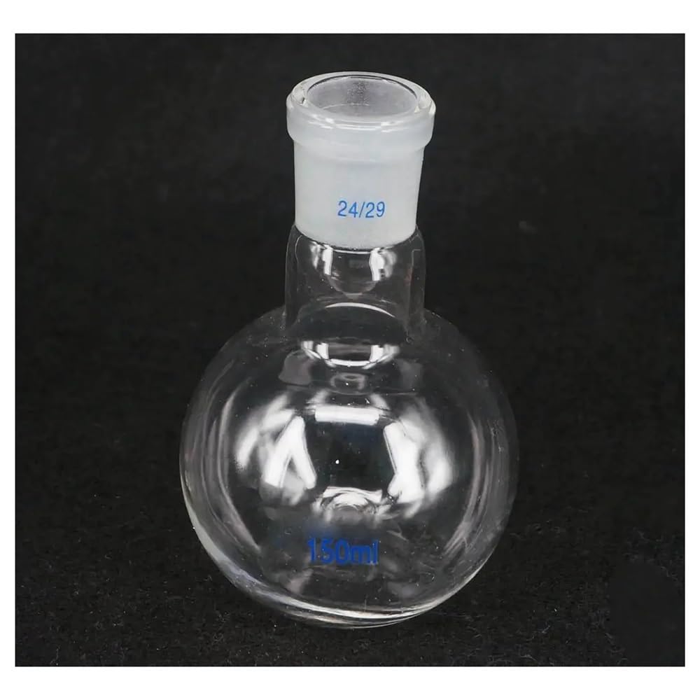 100 ml 150 ml 250 ml Borosilikatglas 19/26 24/29 29/32 Ein Mund Kurz Flachbodenkolben Kochendem for Labor(250ml Joint 29-32)