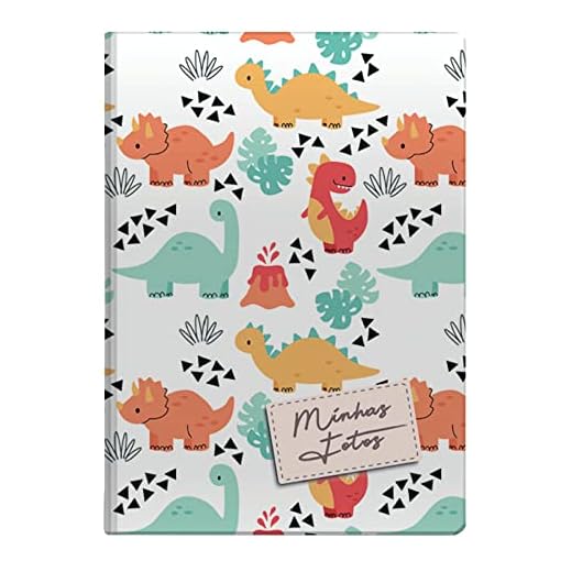 Álbum de Fotos Dinossauro colorido 300 Fotos 10x15