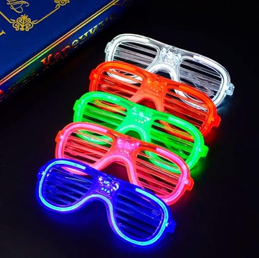 Gafas de colores LED (Precio Unitario) - Gafas Luminosas LED Baratas Fiestas Bodas - Gafas con luces Neon | Ya disponible en tu tienda friki favorita! En mundofriki.es!